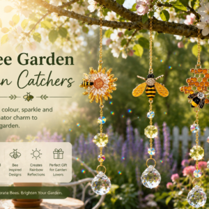 Bee Garden Sun Catchers – Set of 3